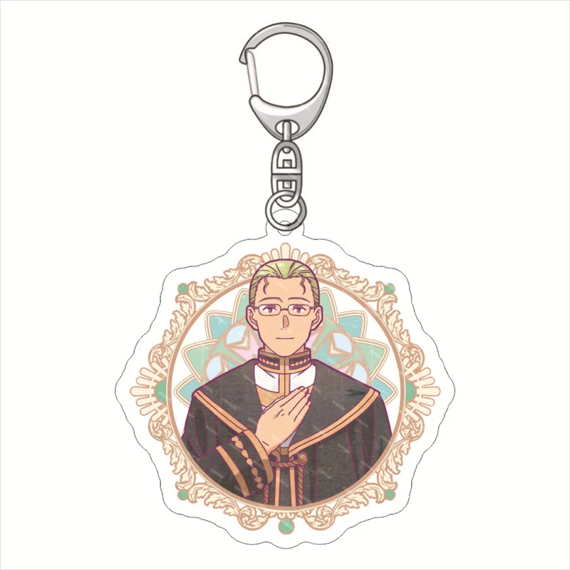 Anime Frieren Beyond Journey s End Acrylic Keychain Frieren at the Funeral Figure Bag Key Chain 3 - Frieren Merchandise