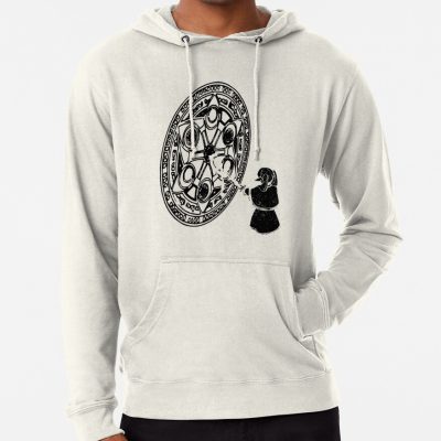 Frieren Zoltraak Magic Circle - Frieren Cast Zoltraak - Sousou No Frieren Or Frieren Beyond Journey'S End Anime And Manga - Black And White Elf Character - December Fall 2023 D9 Snf86 Hoodie Official Frieren Merch
