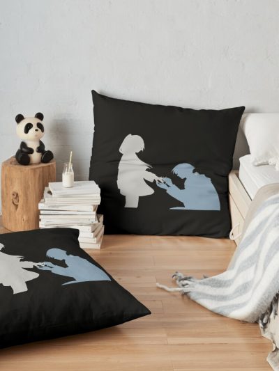 Himmel Propose Frieren On Episode 14 - Frieren X Himmel Cute Moments - Sousou No Frieren / Frieren Beyond Journey'S End Anime And Manga - Elf Girl Character - December Fall 2023 Snf109 Throw Pillow Official Frieren Merch