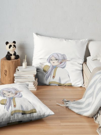 Frieren Sousou No Frieren Throw Pillow Official Frieren Merch