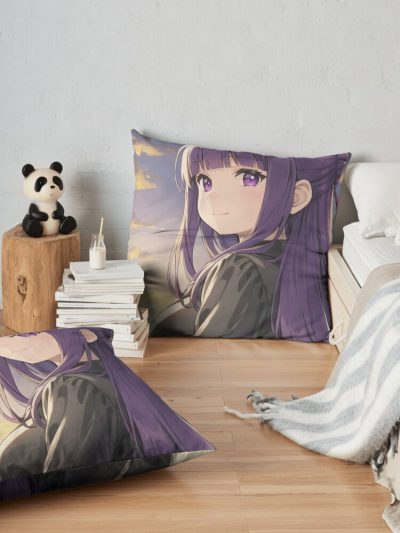 Fern Throw Pillow Official Frieren Merch