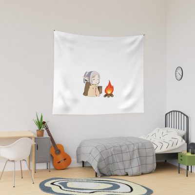 Frieren Warming By The Fire Sousou No Frieren Tapestry Official Frieren Merch