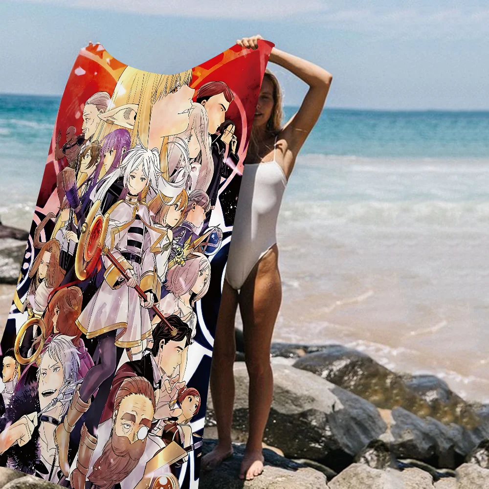 Frieren Anime Towel Microfiber New Collection Beach Towel