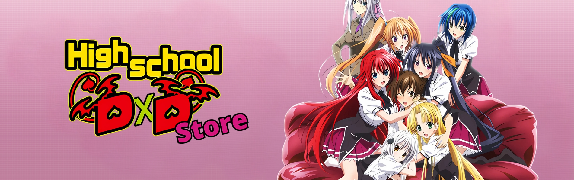 high school dxd banner - Frieren Merch